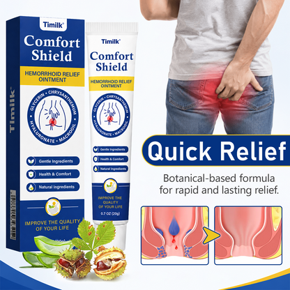 Timilk® ComfortShield Hemorrhoid Relief Ointment