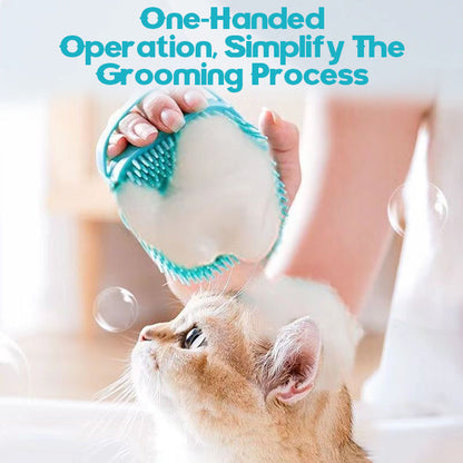 LuxePaws 2-in-1 Soft Silicone Pet Bath & Massage Brush🐾✨