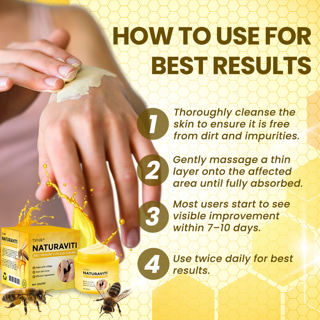 Timilk® NaturaViti Bee Venom Vitiligo Cream